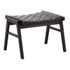 Luisa Ottoman Black, by Dovetail, 24.2" width x 18" height x 20" depth thumbnail 1