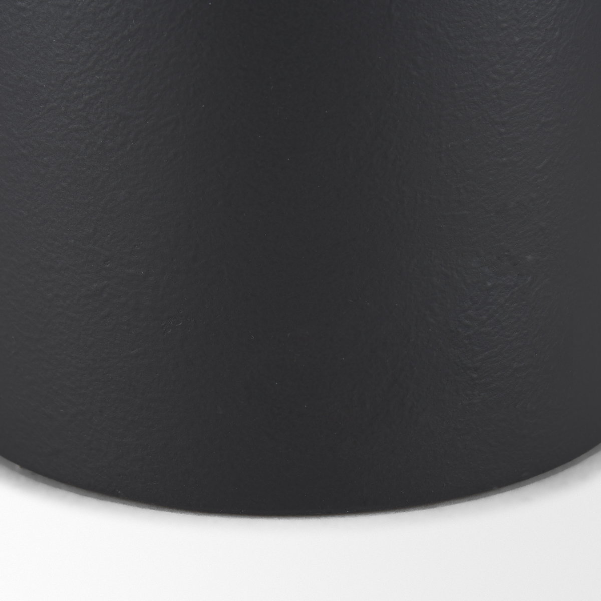 Townley Small White with Black Ombre Metal Vase, by Mercana, 19.69" length x 5.91" width x 5.91" height View 9