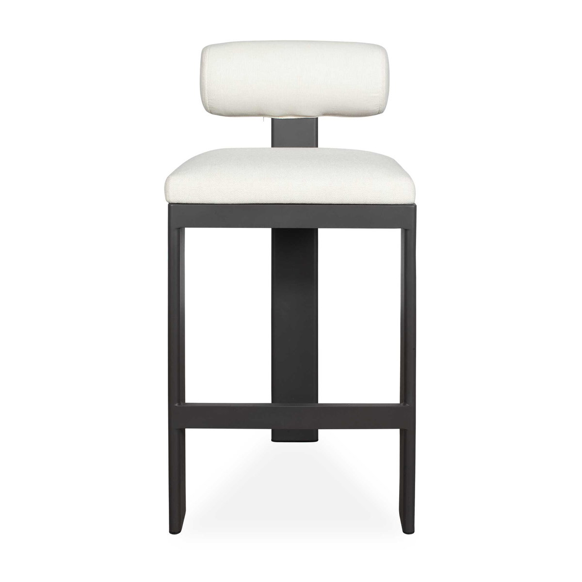 Bolster Back Outdoor Bar Stool, Outdoor Stool by Uttermost, 1'8" width x 3'6.5" height x 1'10.25" depth View 1