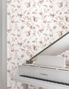 Floral Lace Brick Wallpaper thumbnail 2