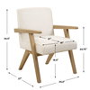 Blakely White Dining Arm Chair, Dining Chair by Uttermost, 25.5" width x 34.5" height x 27" depth thumbnail 3
