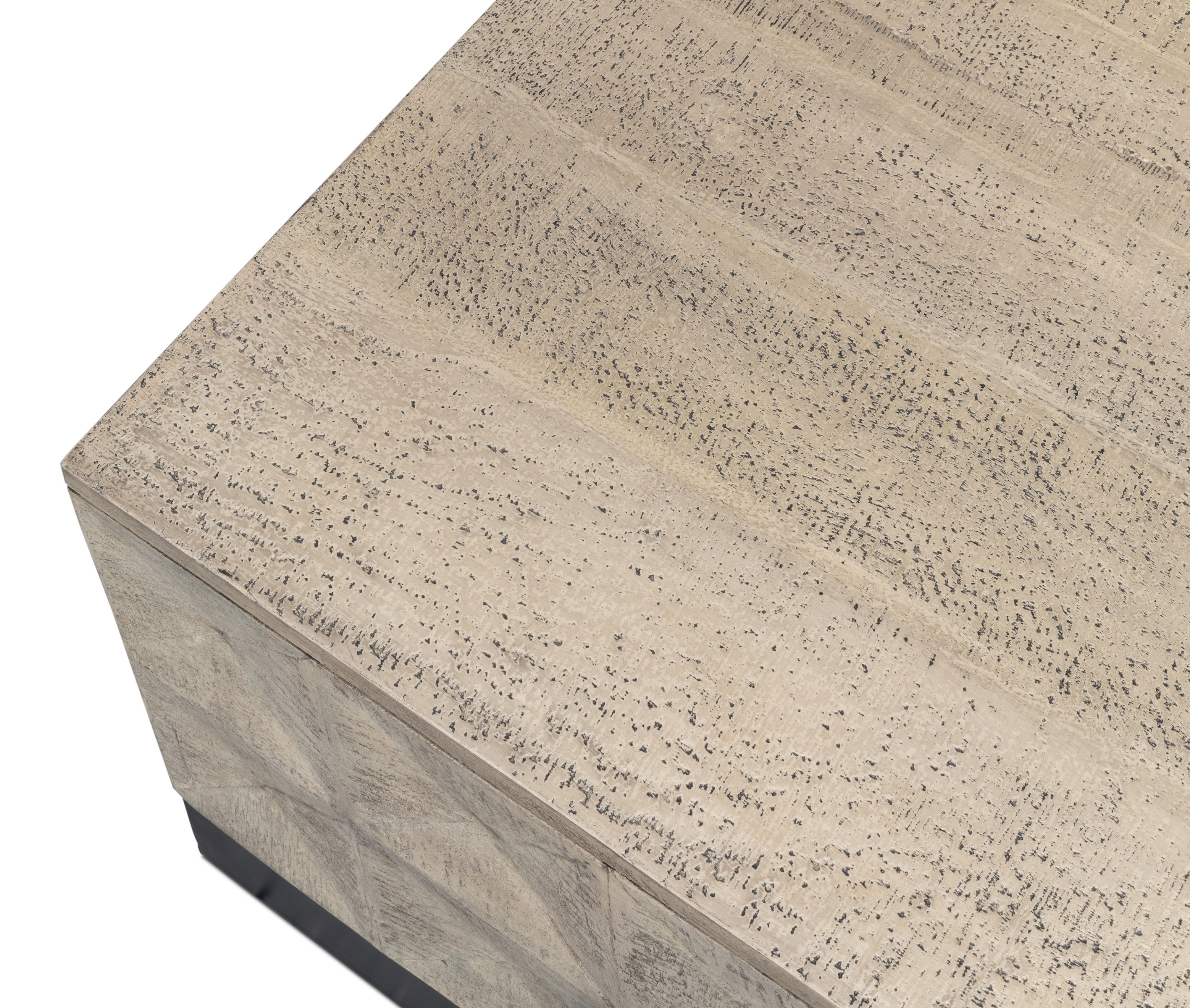 Geo Coffee Table, Small, by Sarreid, 24" length x 24" width x 16" height View 12