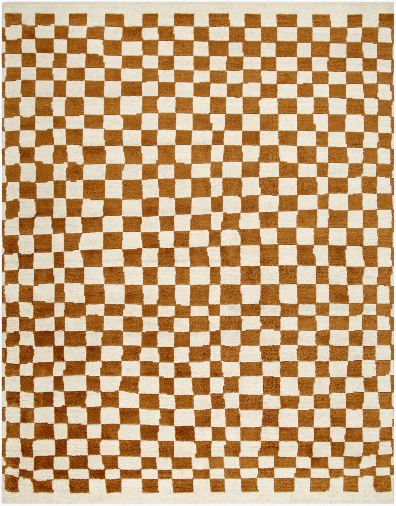 Damier Handmade Rug, by Surya, 12' length x 9' width