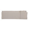 Fable Slipcover Dining Banquette L-shape Beige  100.5in thumbnail 4