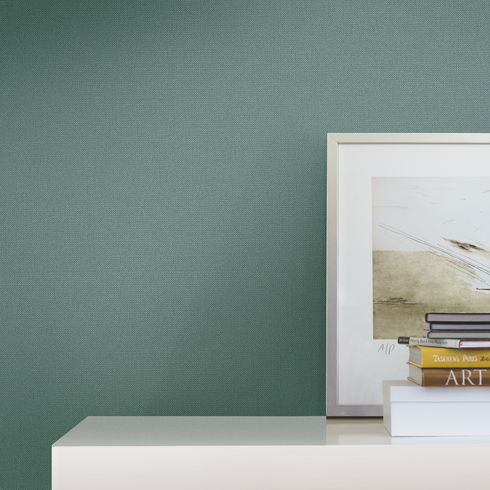 Chevronette Teal Wallpaper