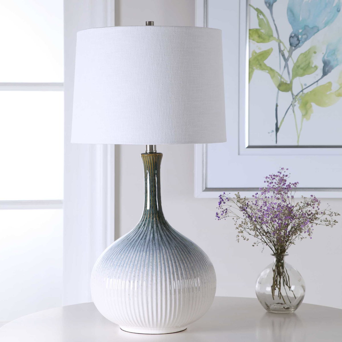 Eichler Mid-Century Table Lamp, by Uttermost, 1'2" width x 2'4" height x 1'2" depth View 4