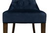 Sophie Side Chair, Blue Velvet, Dining Chair by Sarreid, 20" length x 25" width x 37" height thumbnail 12