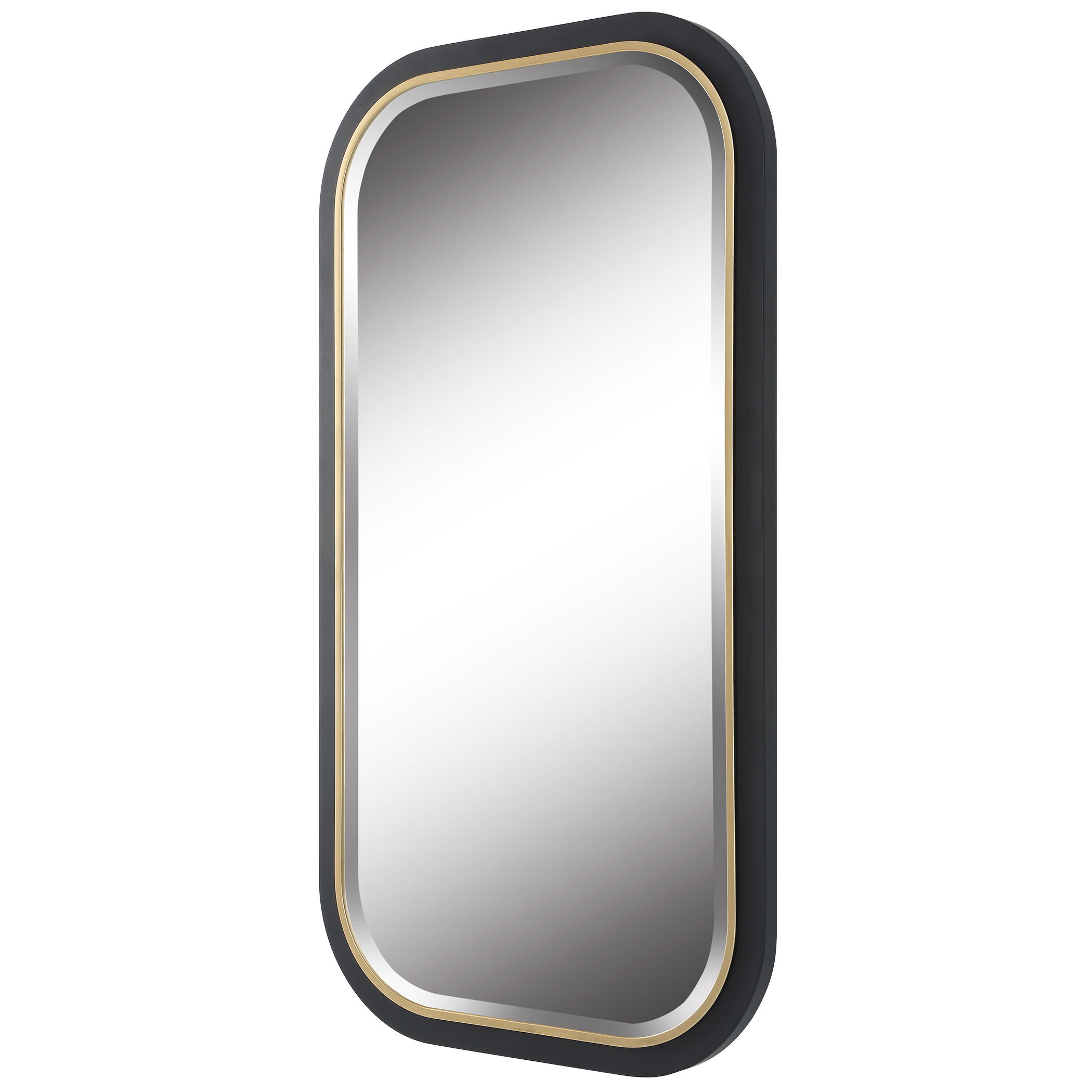 Nevaeh Curved Rectangle Mirror large image 