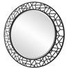 Mosaic Metal Round Mirror, by Uttermost, 40" width x 40" height x 1.12" depth thumbnail 5