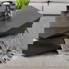 Arreto Black Solid Wood Hexagonal Storage Coffee Table thumbnail 3