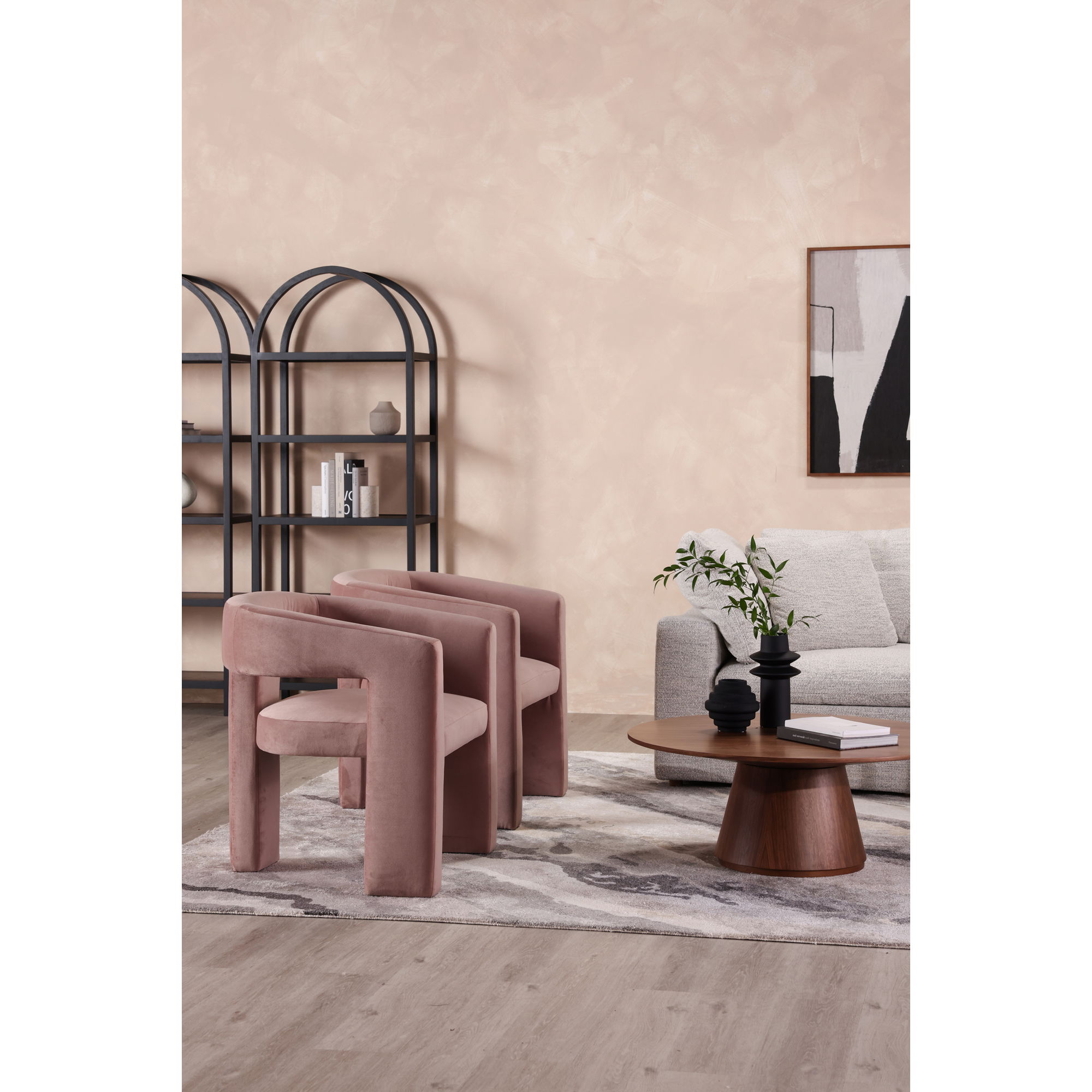 Otago Coffee Table Walnut Brown large image 