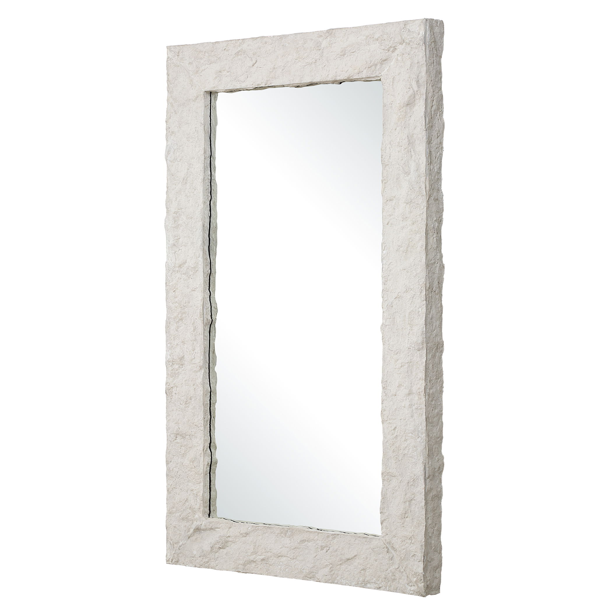 Quarry Rectangle Stone Veneer Mirror large image 