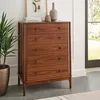 Walnut Grove Five-Drawer Tall Chest, Dresser by Stickley, 39" width x 52" height x 20.5" depth thumbnail 2