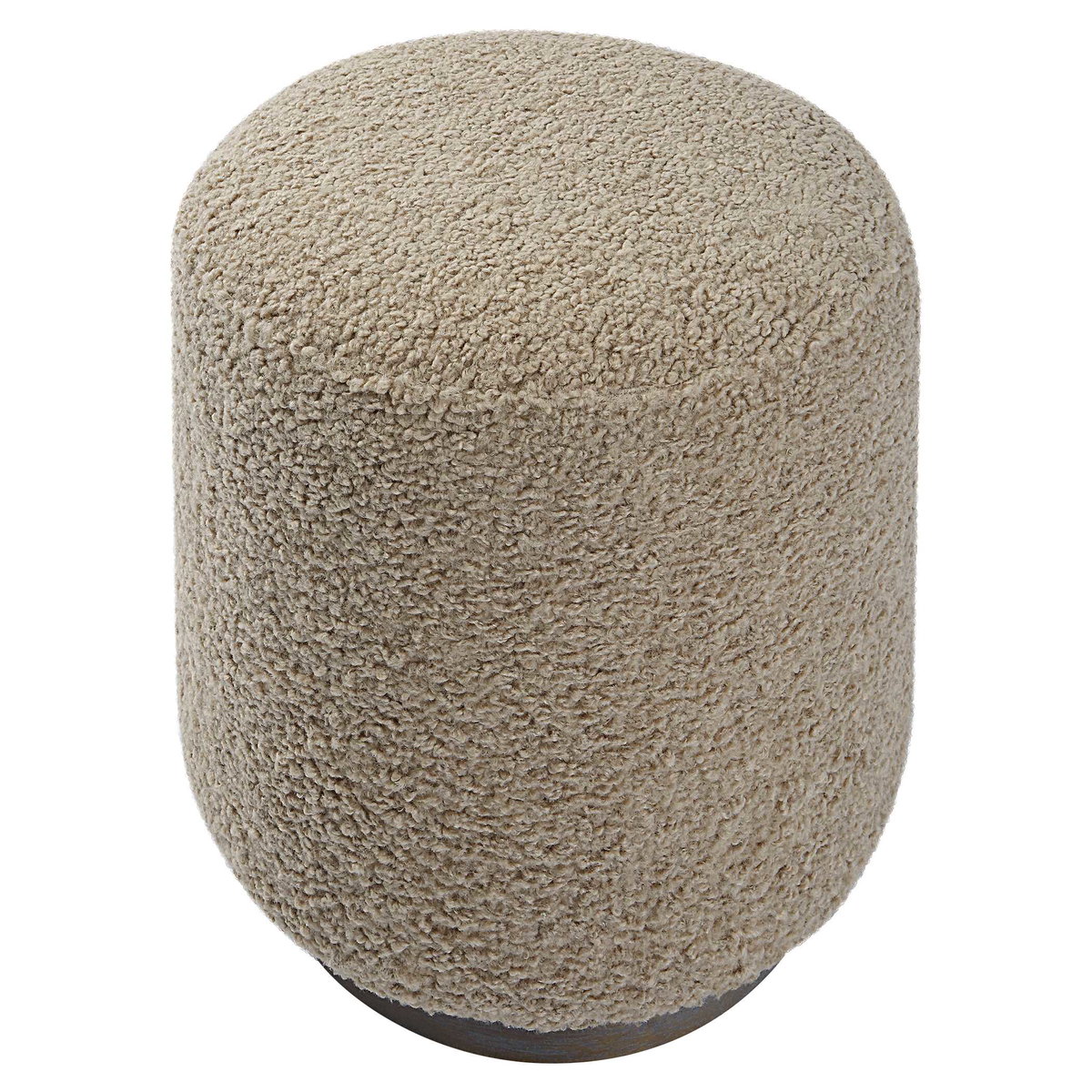 Avila Latte Round Ottoman, by Uttermost, 16" width x 18" height x 16" depth View 4