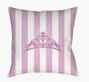 Crown Accent Pillow, Decorative Pillow by Surya, 18" length x 18" width thumbnail