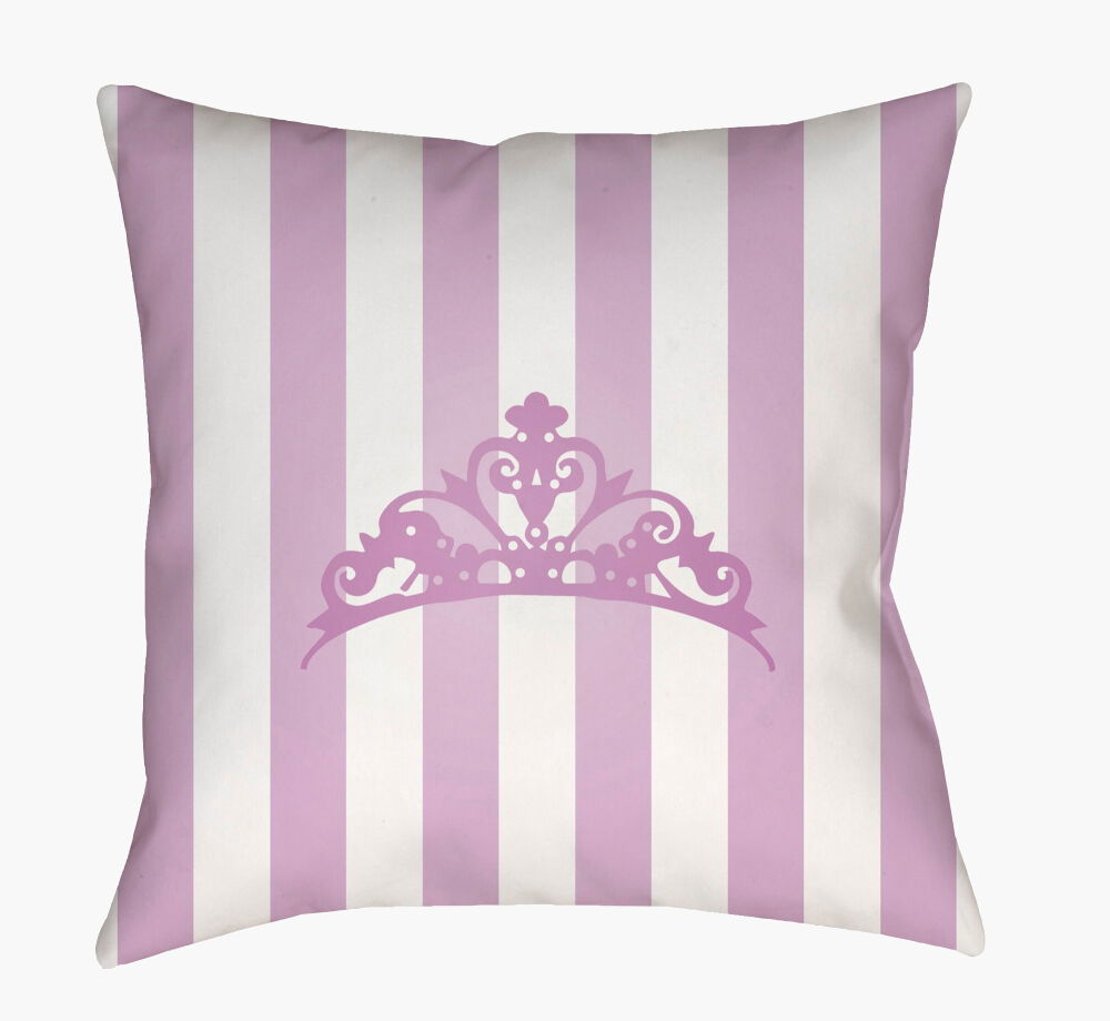 Crown Accent Pillow, Decorative Pillow by Surya, 18" length x 18" width