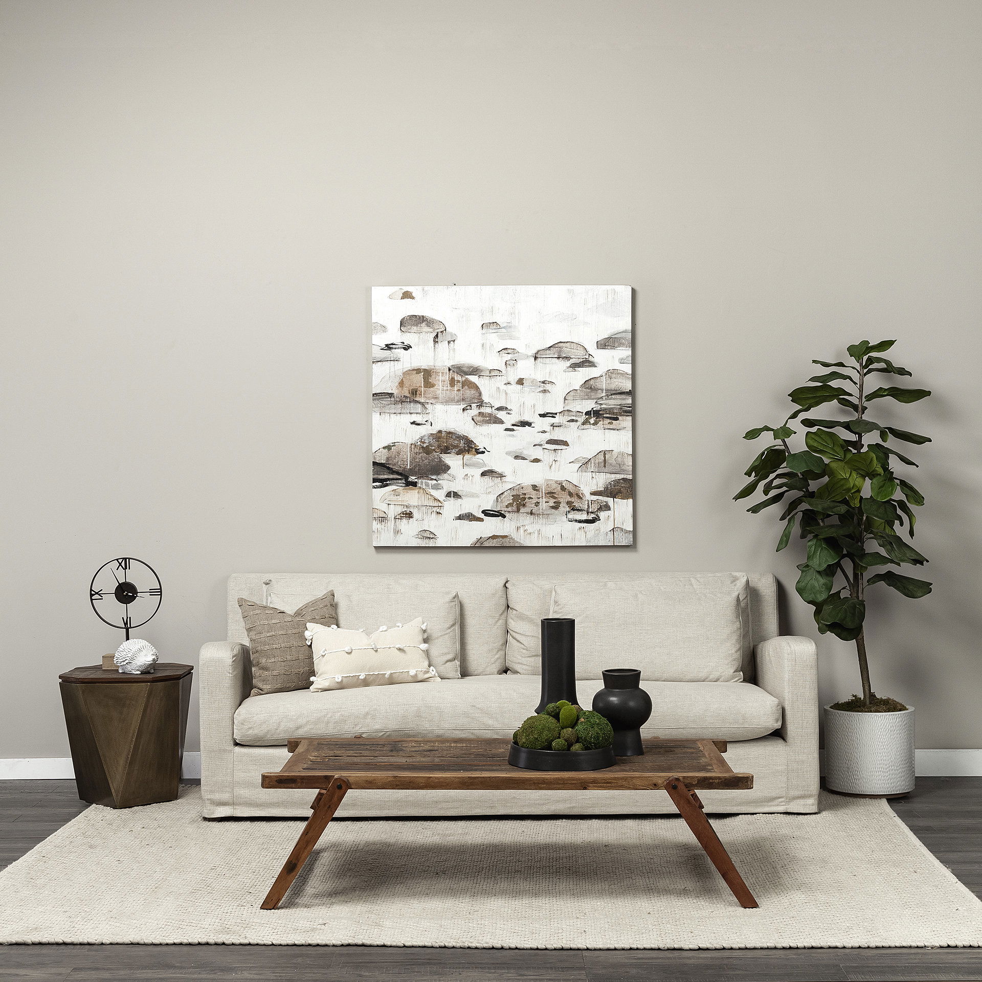 Denly II 92.5 X 38.25 X 34.5  Beige Slipcover Three Seater Sofa, Sofas & Sectional by Mercana, 92.5" length x 38.25" width x 34.5" height View 5