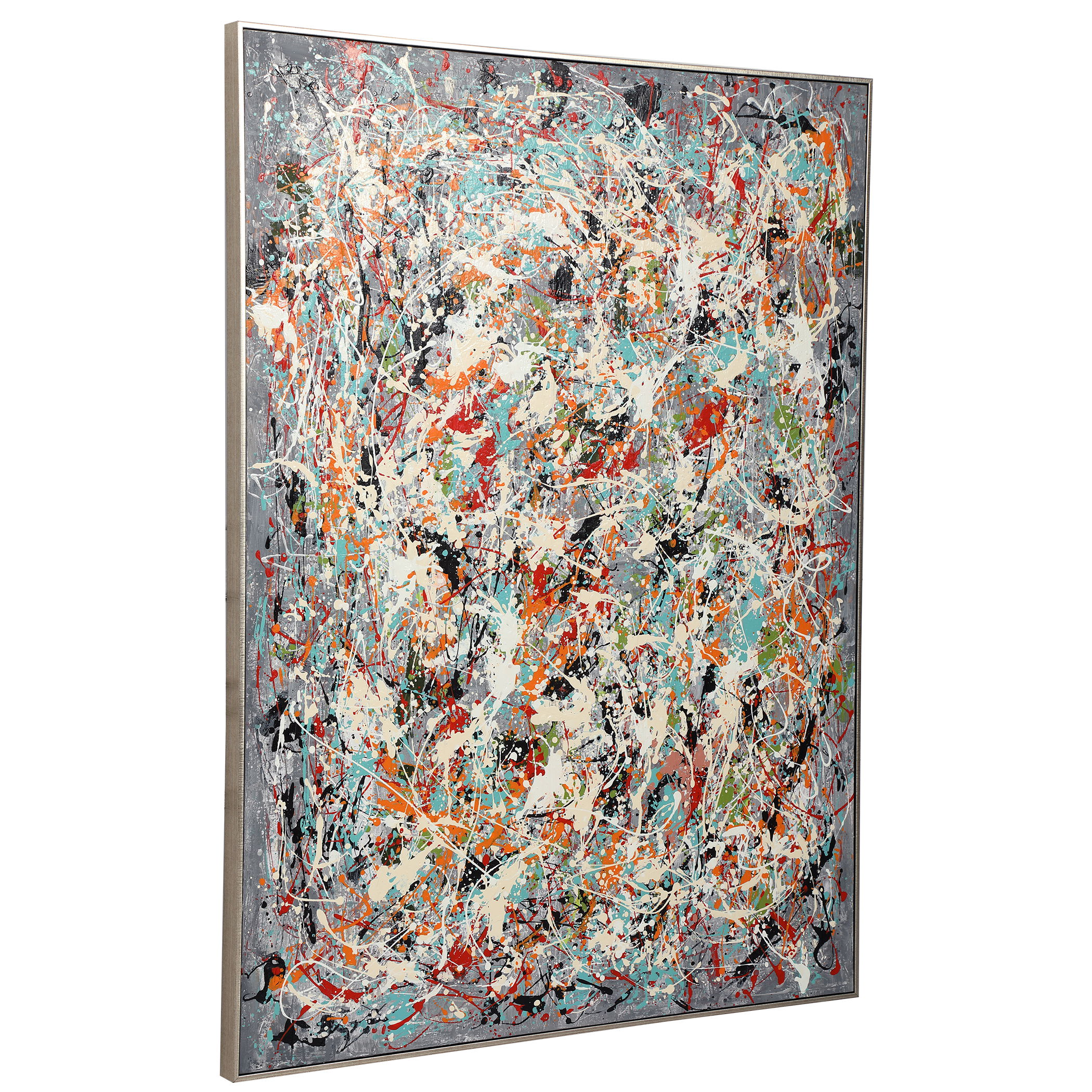 Organized Chaos Hand Painted Canvas large image 