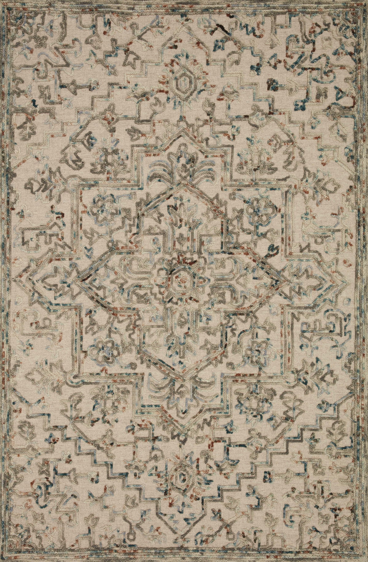 Loloi II Halle Rug, 5' length x 5' width View 1