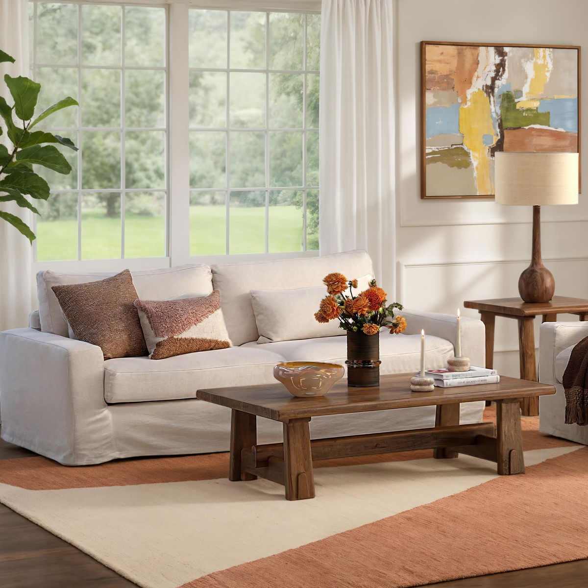 Sylvie Sofa Frame, Sofas & Sectional by Dovetail, 93.5" width x 32" height x 41" depth View 8
