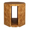 Indus Burl Side Table, Furniture by Uttermost, 26" width x 26" height x 26" depth thumbnail 5
