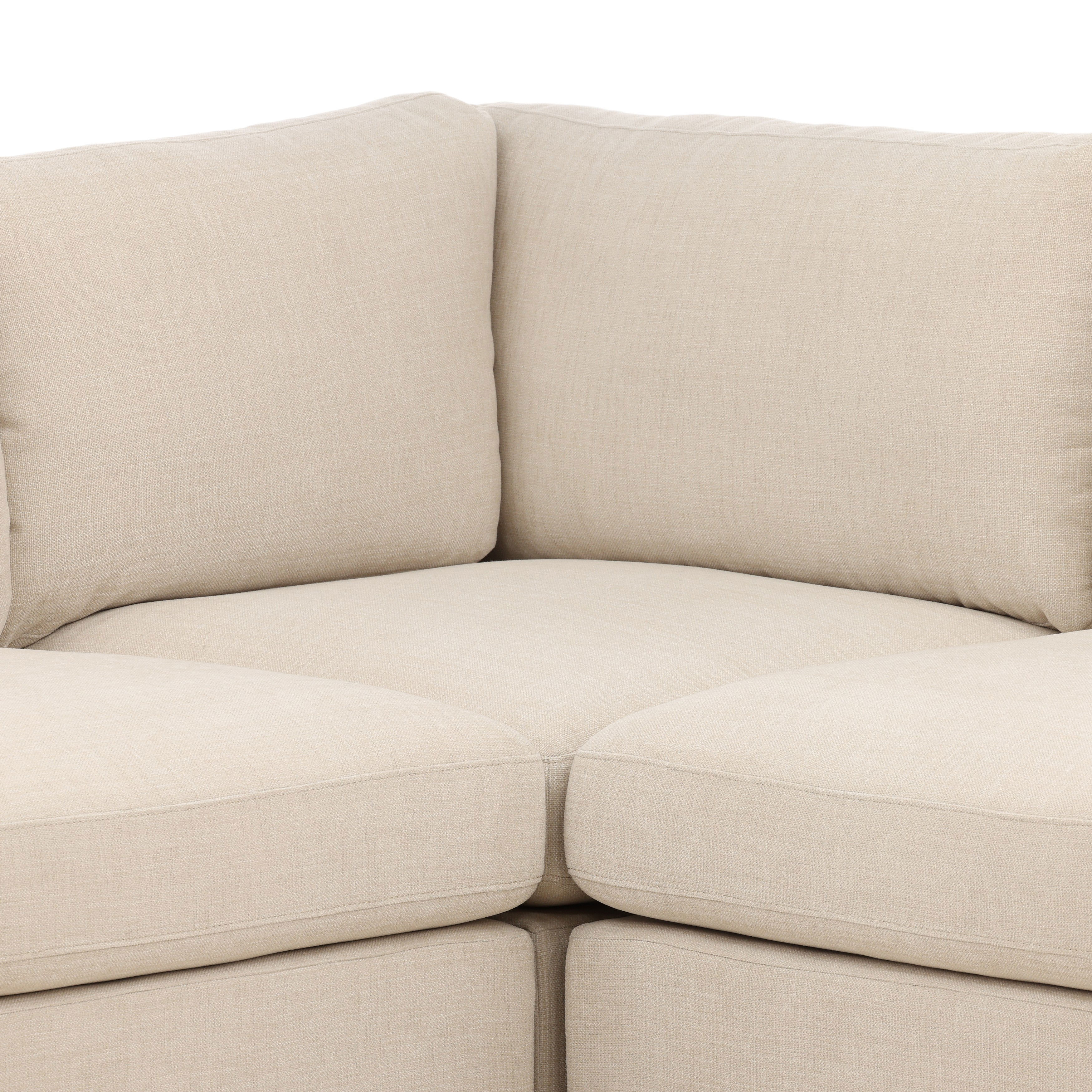 Araceli L-Shape Sectional Oatmeal C0 large image 