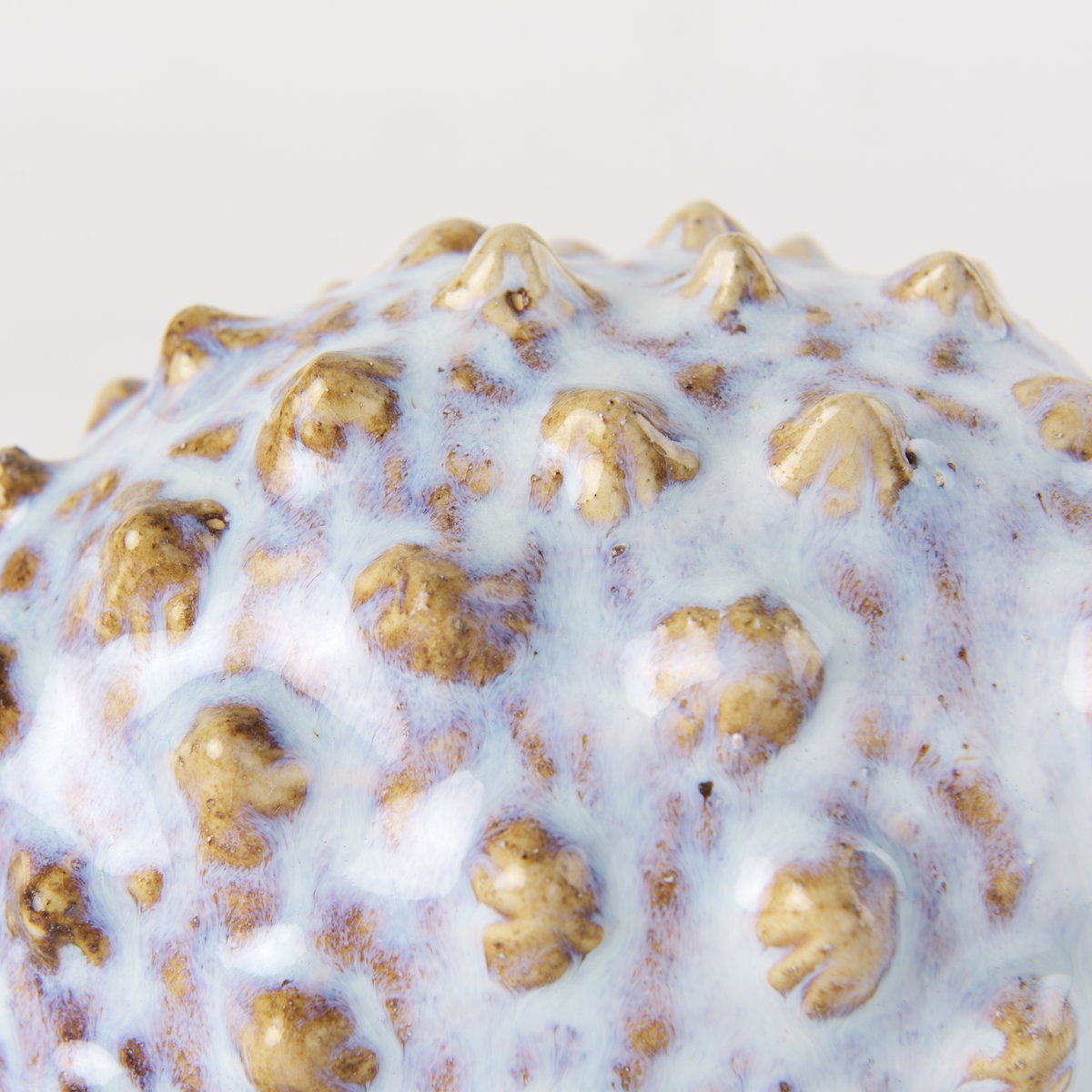 Spike I (Small) 8L x 4W Off-White Ceramic Puffer Fish, Decorative Object by Mercana, 7.48" length x 4.33" width x 4.53" height View 9