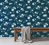 Dogwood Navy Wallpaper thumbnail 1