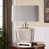 Molinara Mercury Glass Table Lamp, by Uttermost, 18" width x 28" height x 10" depth thumbnail 2