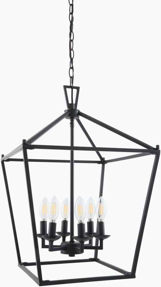 Vespera Chandelier, by Surya, 16" length x 16" width x 24" height