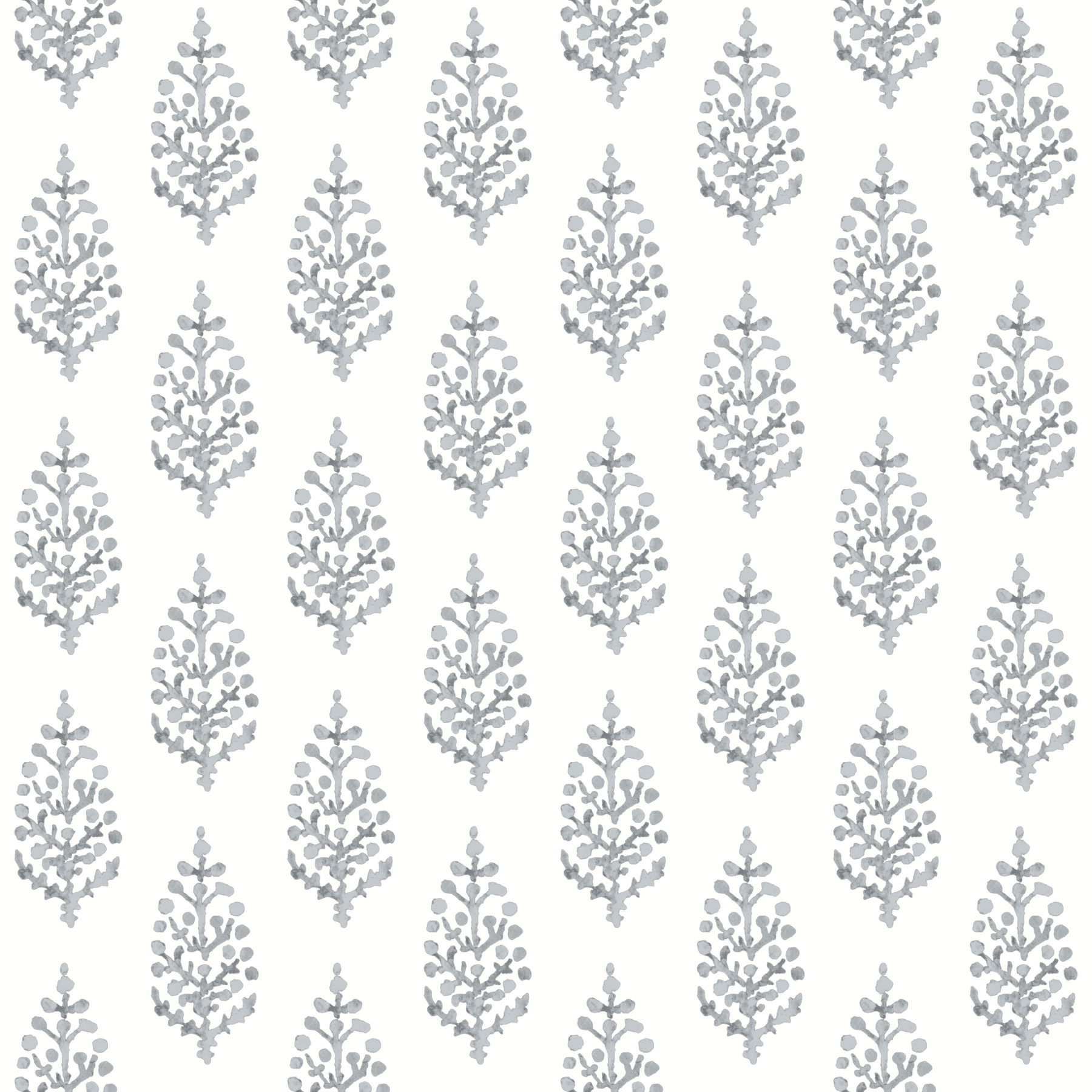 Paisley on Calico Grey Wallpaper large image 