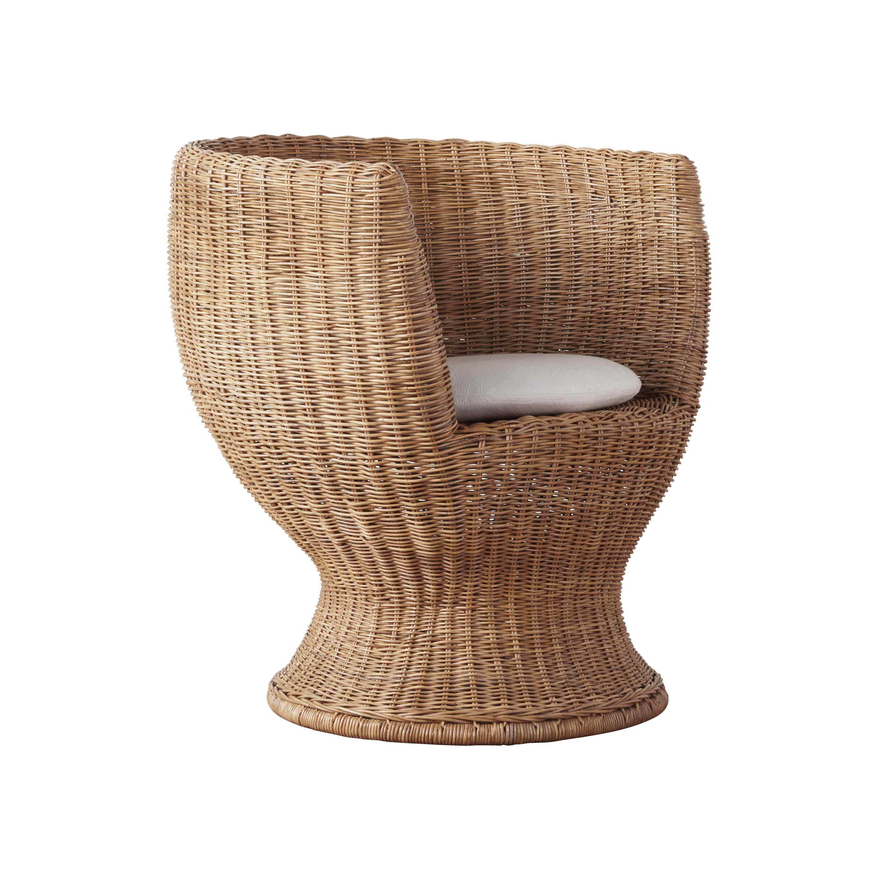 Siena Woven Lounge Chair, 28.25" width x 30.25" height x 26.25" depth View 5