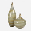 Cascade Glass Bottles Set/2, by Uttermost, 6.25" width x 1'9.25" height x 6.25" depth thumbnail 3