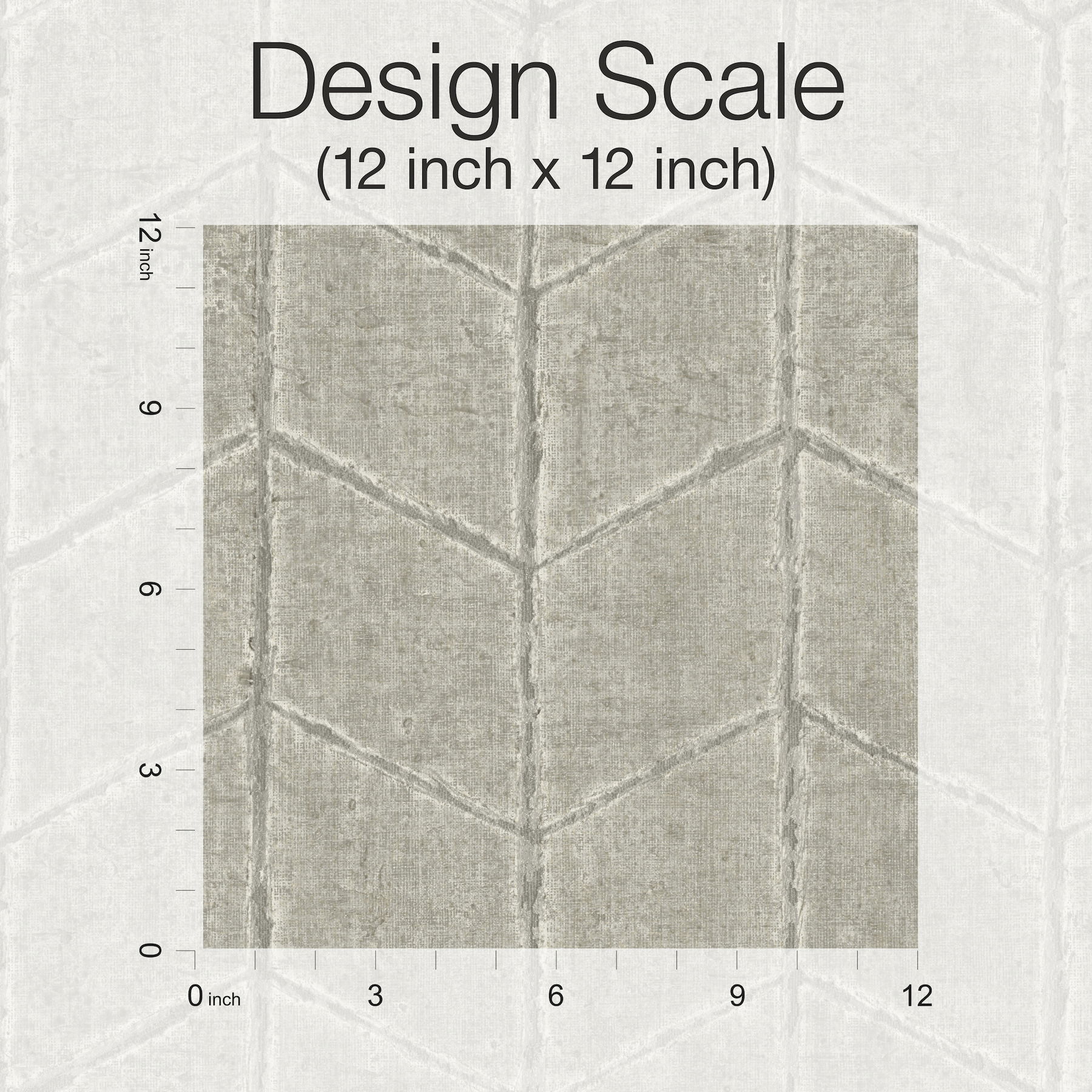 Flatiron Geometric Cement Wallpaper large image 