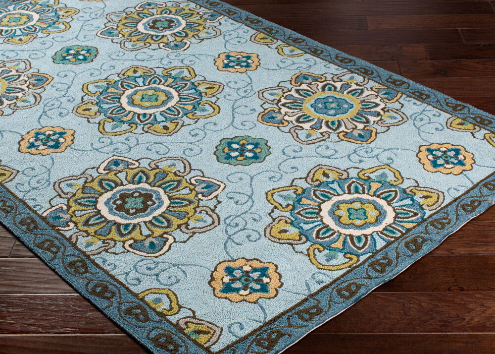 Rain Handmade Rug, by Surya, 5' length x 3' width