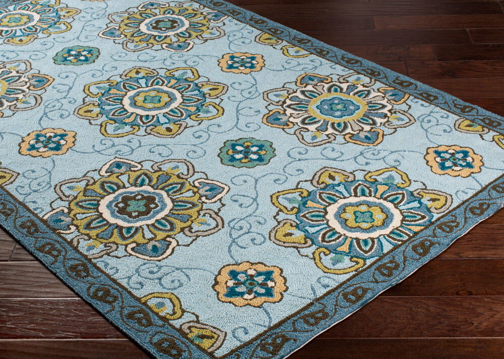 Rain Handmade Rug, by Surya, 5' length x 3' width