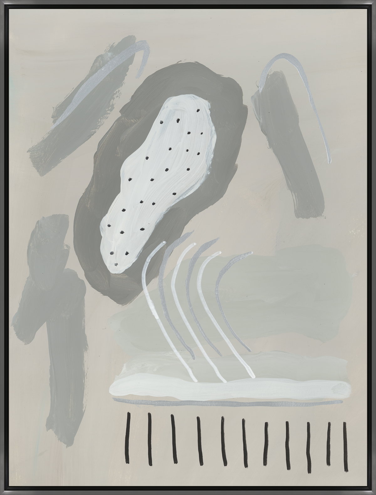 25.5 x 33.5 Grayish Shape I, Art by Leftbank Art, 25.5" width x 33.5" height View 1
