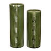 Meander Green Vases Set/2, Decorative by Uttermost, 5.75" width x 14" height x 4.5" depth thumbnail 4