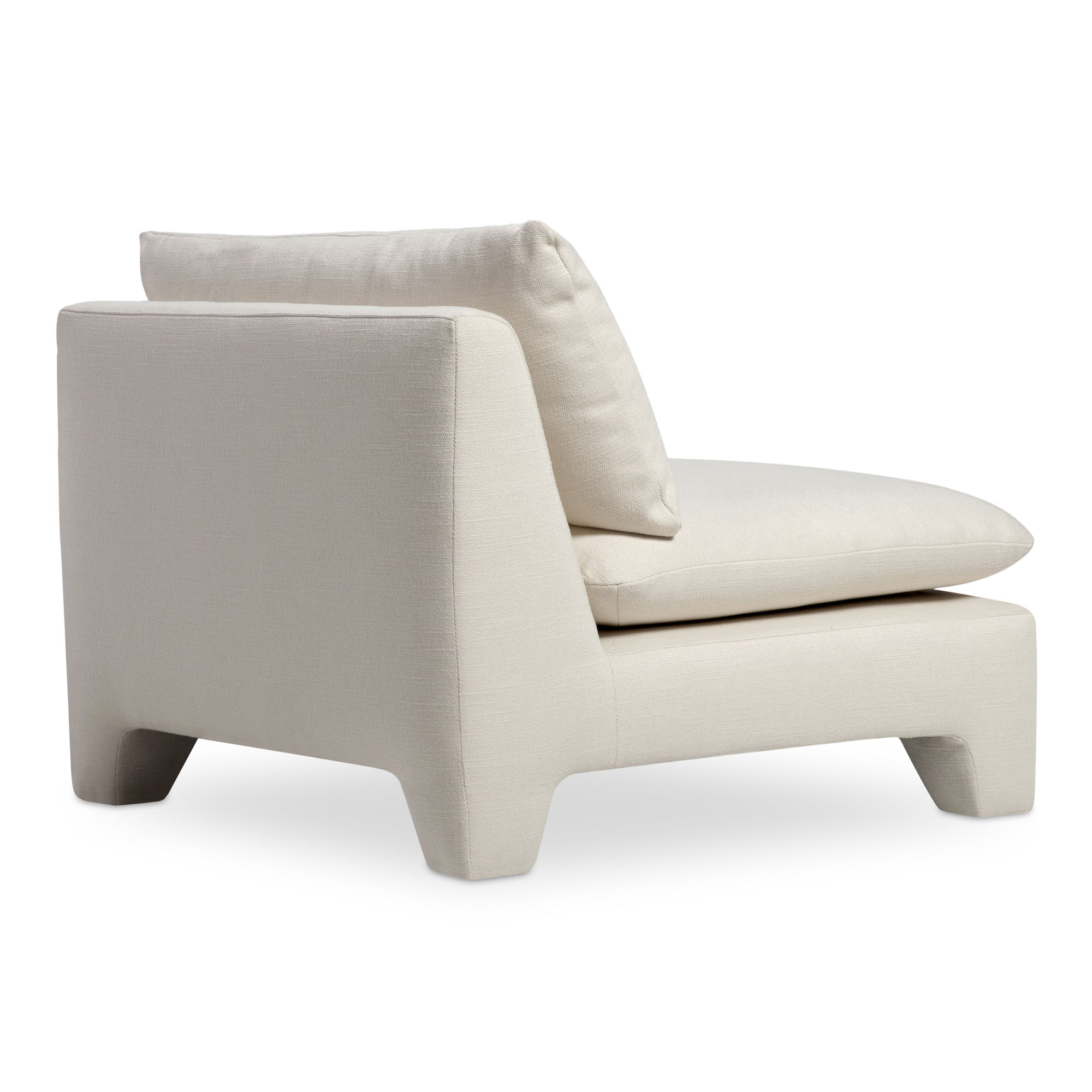 Estelle Lounge Chair Cream large image 