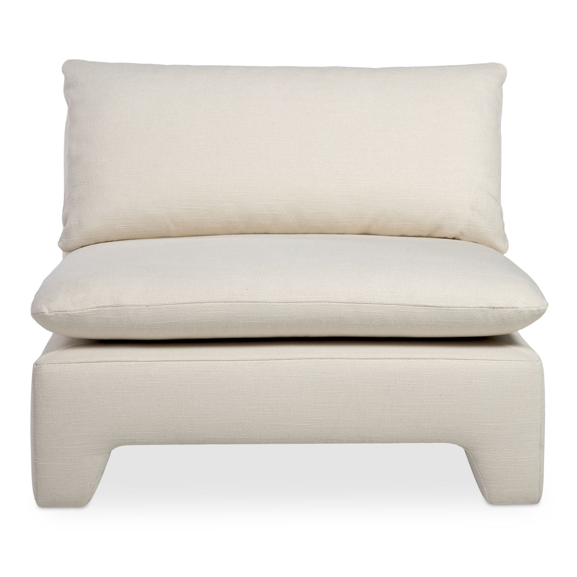 Estelle Lounge Chair Cream large image 