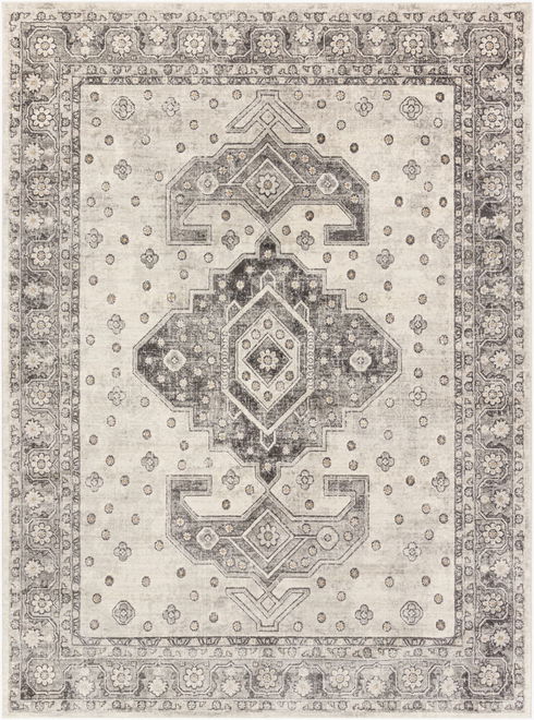 Indigo Machine Woven Rug