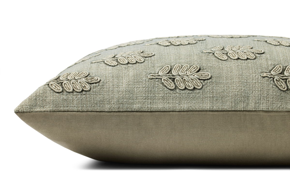 Magnolia Home by Joanna Gaines x Loloi Rosalie Pillow, Decorative Pillow, 18" length x 18" width View 2