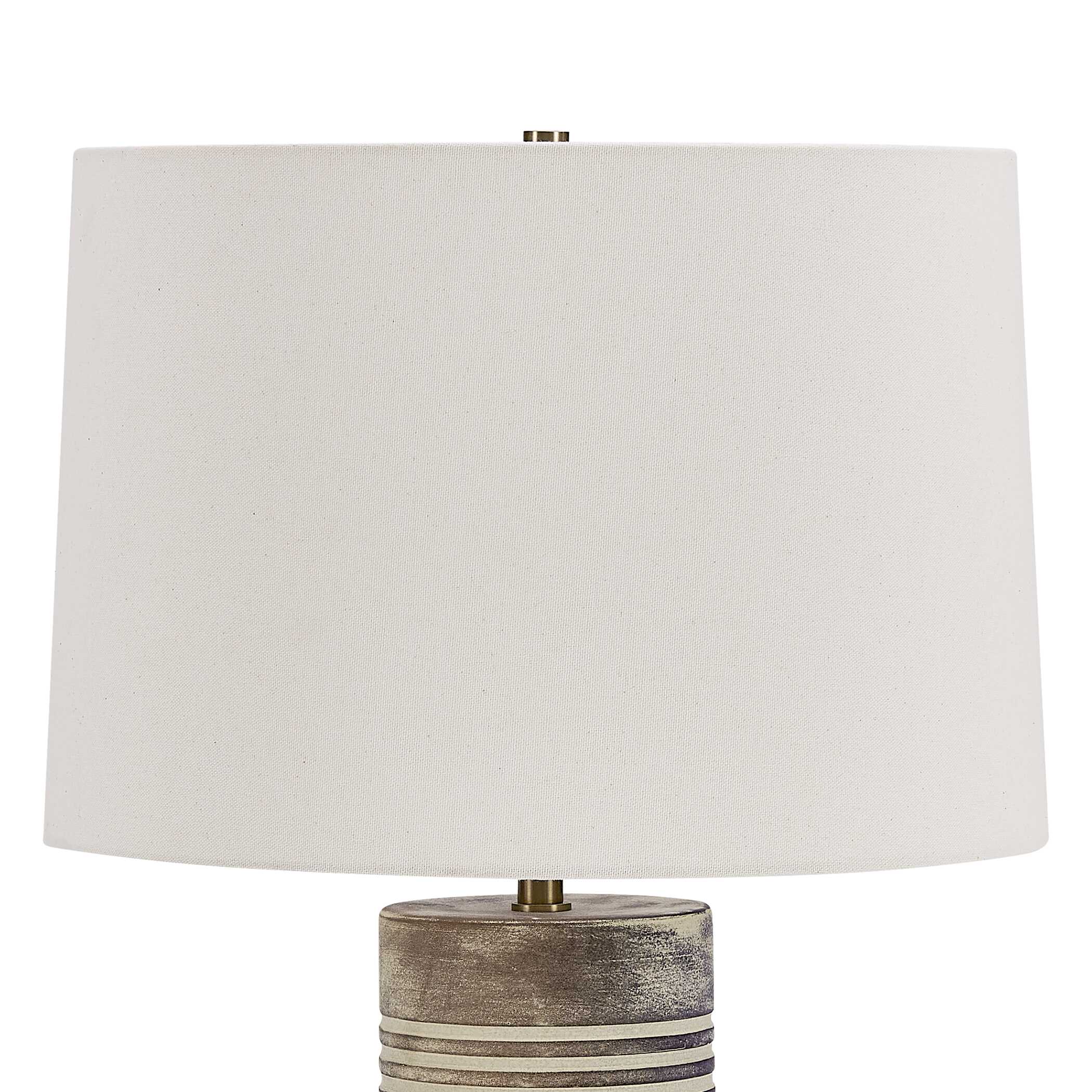 Vale Beige Hues Table Lamp, by Uttermost, 16" width x 28.37" height x 16" depth View 5