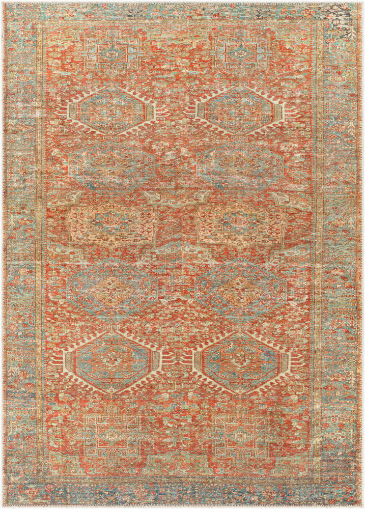 Amelie Machine Woven Rug, by Surya, 7'2.61" length x 5'2.99" width