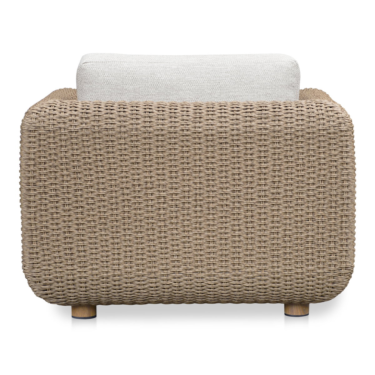 Soma Outdoor Accent Chair Natural, Outdoor Chair by Moe's Home, 3'4" width x 2'2" height x 2'11" depth View 4