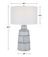 Breton Nautical Stripe Table Lamp thumbnail 2
