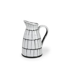 Online Designer Living Room Lome Small White/Black Ceramic Jug