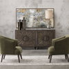 Behind The Falls Abstract Art, by Uttermost, 69.75" width x 35.75" height x 1.5" depth thumbnail 2