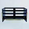 Pleated Two-Door Cabinet, Cabinets & Sideboard by Global Views, 44" width x 27.75" height x 20" depth thumbnail 4