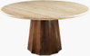 Linus Dining Table, by Surya, 59" width x 30" height thumbnail